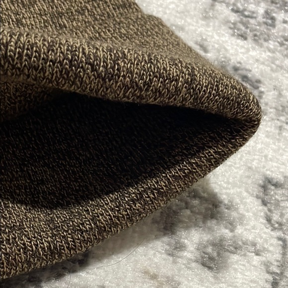 CARHARTT Brown Cuff Knit Beanie with Center Logo - Picture 9 of 10